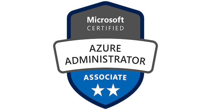 Microsoft Certified: Azure Administrator Associate badge